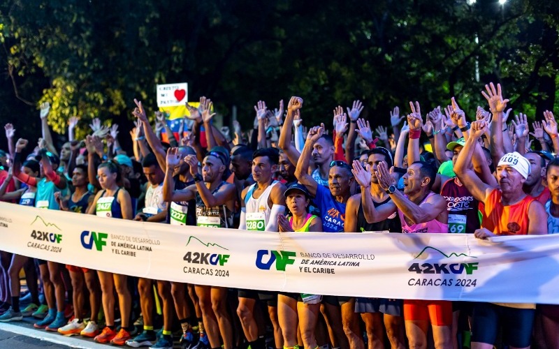 3.000 personas participarán en la novena edición del Maratón CAF de 2025 en Caracas