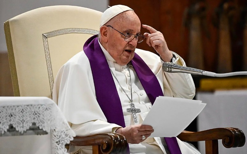 Papa Francisco define la guerra en Ucrania como una «vergüenza»