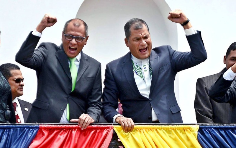 EE.UU. prohíbe la entrada al país a Rafael Correa y Jorge Glas por corrupción en Ecuador