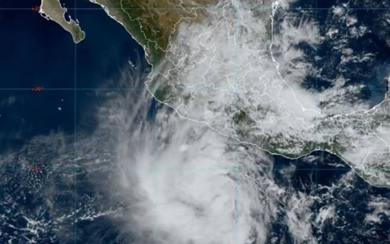 Tormenta Kristy dejará lluvias en el occidente de México