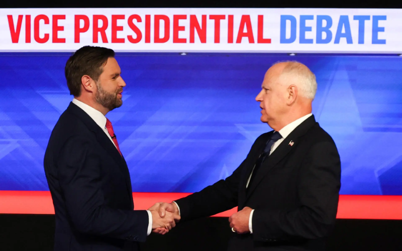 Candidatos a vicepresidente apuntan a Harris y Trump como culpables de crisis migratoria