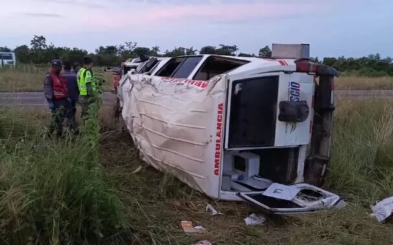 Bebé perdió la vida en un accidente de tránsito en el estado Bolívar