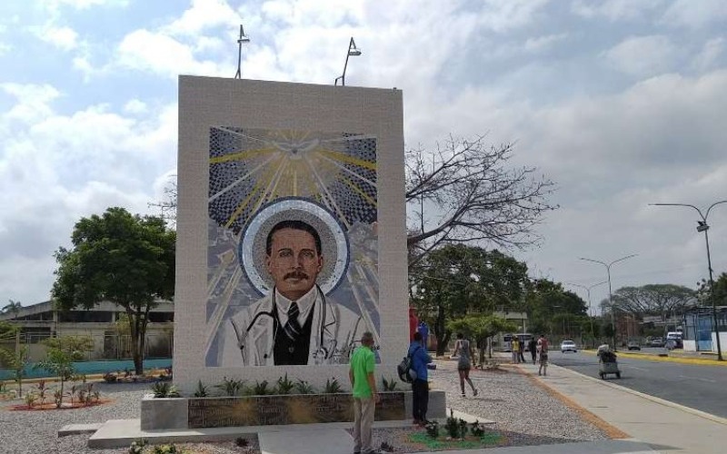 Fue develada obra en honor al beato José Gregorio Hernández en Barinas
