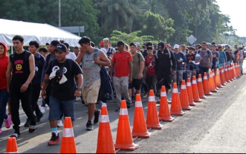 Nueva caravana de migrantes sale desde el sur de México