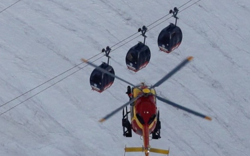 Accidente de teleférico en los Alpes franceses causa seis heridos