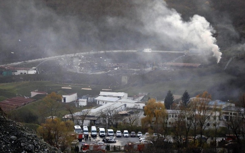 Cuatro heridos en una explosión en una fábrica de municiones en Serbia
