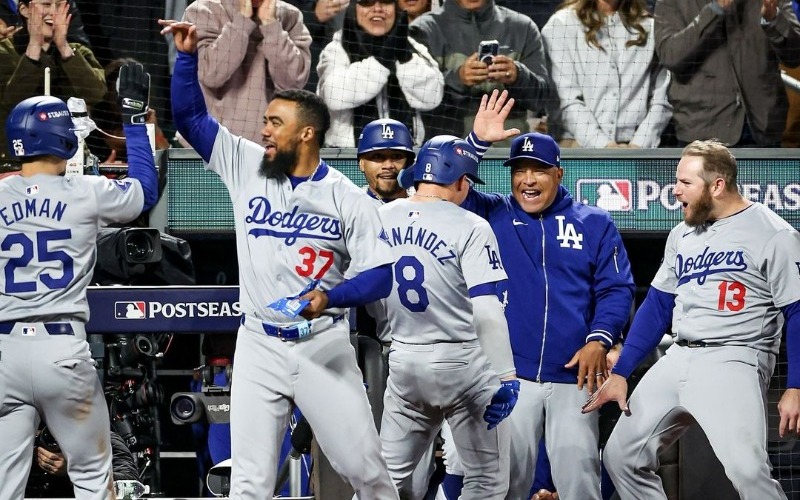 Los Dodgers vencen por 8-0 a los Mets