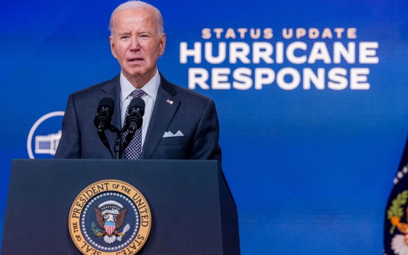 Presidente de Estados Unidos Joe Biden anuncia ayuda de 612 millones de dólares para Florida por fenómenos naturales