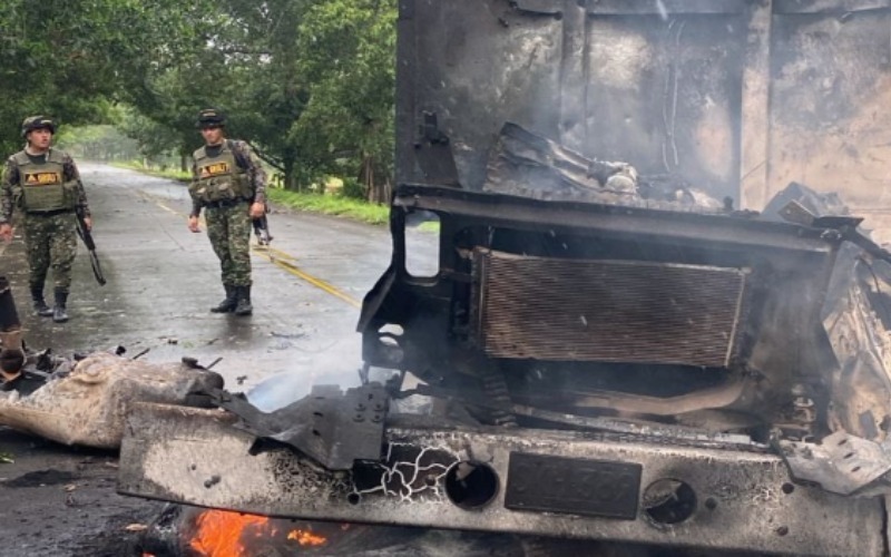 Ataque con explosivos en Colombia deja nueve militares heridos