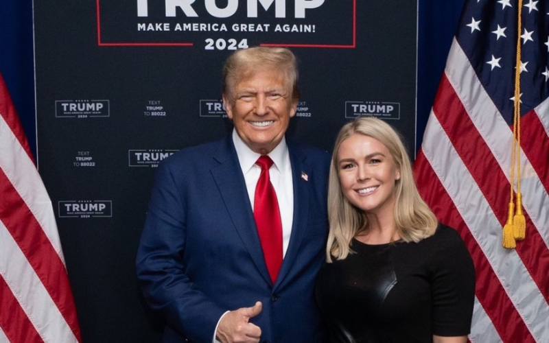 Presidente electo de EE.UU. Donald Trump designa a Karoline Leavitt portavoz de la Casa Blanca