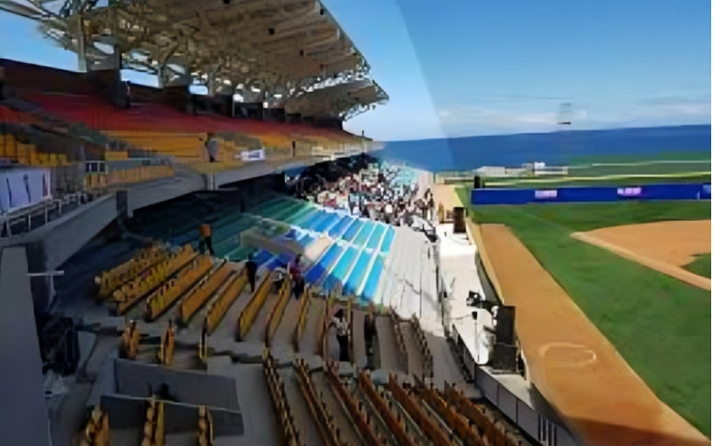 Restaurado estadio de béisbol "Atanasio Girardot" en La Guaira