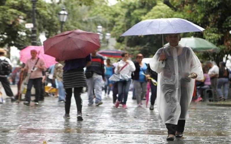 Inameh prevé lluvias este 10 de octubre