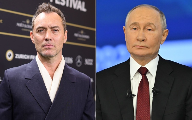 Jude Law interpretará a Vladimir Putin en la película “The Wizard of the Kremlin”