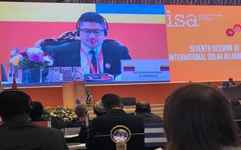 Venezuela participa en la Asamblea Alianza Solar Internacional en La India