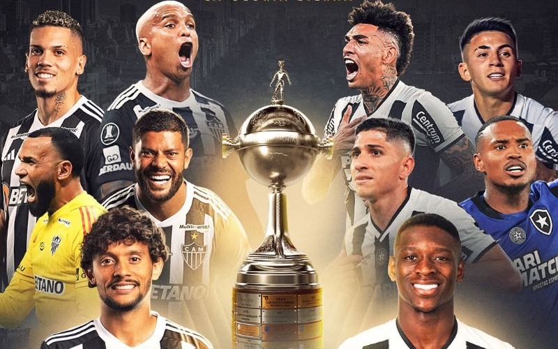Atlético Mineiro y Botafogo se juegan Copa Libertadores en el Monumental