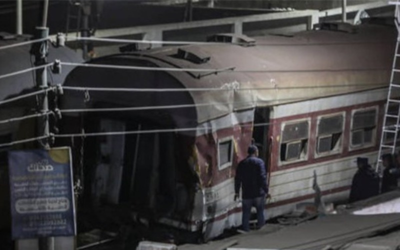 Choque entre dos trenes deja 20 heridos en Egipto