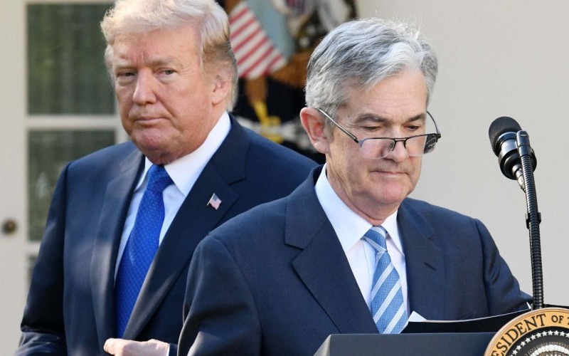 Trump confirma que Powell seguirá al frente de la Fed hasta el final de su mandato