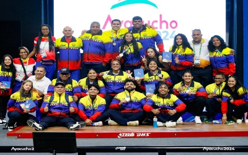 Venezuela logró 16 medallas en levantamiento de pesas en Ayacucho 2024
