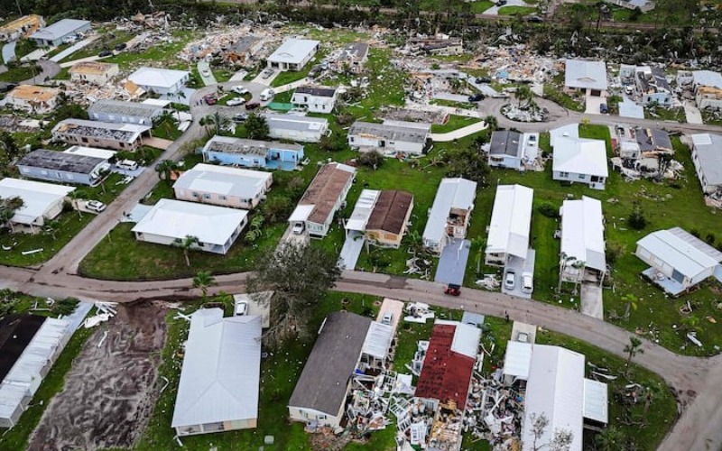 2 millones de usuarios aún sin electricidad en Florida tras paso de Milton