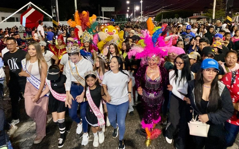 Más de 5000 tigrenses disfrutaron del grito de carnaval 2025